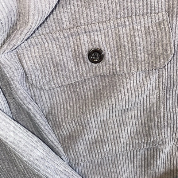 CORDUROY FLANNEL (LAVENDER/GREY) - Picture 2 of 9